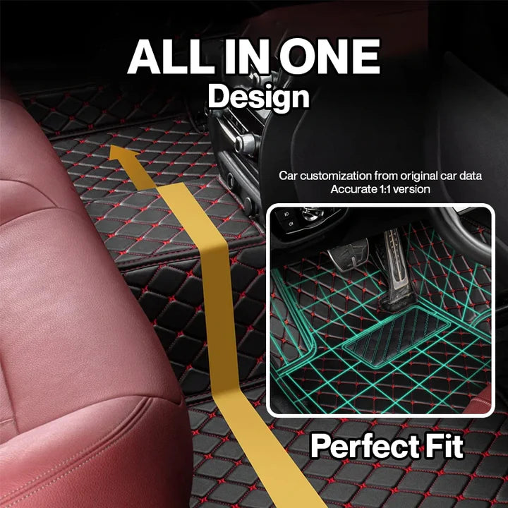 Elvie 2025 Waterproof Non-slip Universal Fit Customized Floor Mats for Cars, SUVs, and Trucks