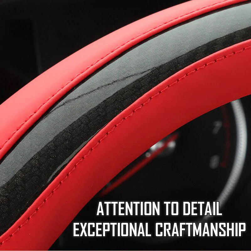Car Steering Wheel Covers Universal Fit, Silaz Breathable Anti Slip Leather